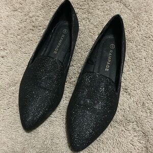 Women’s Rampage Sparkly black flats